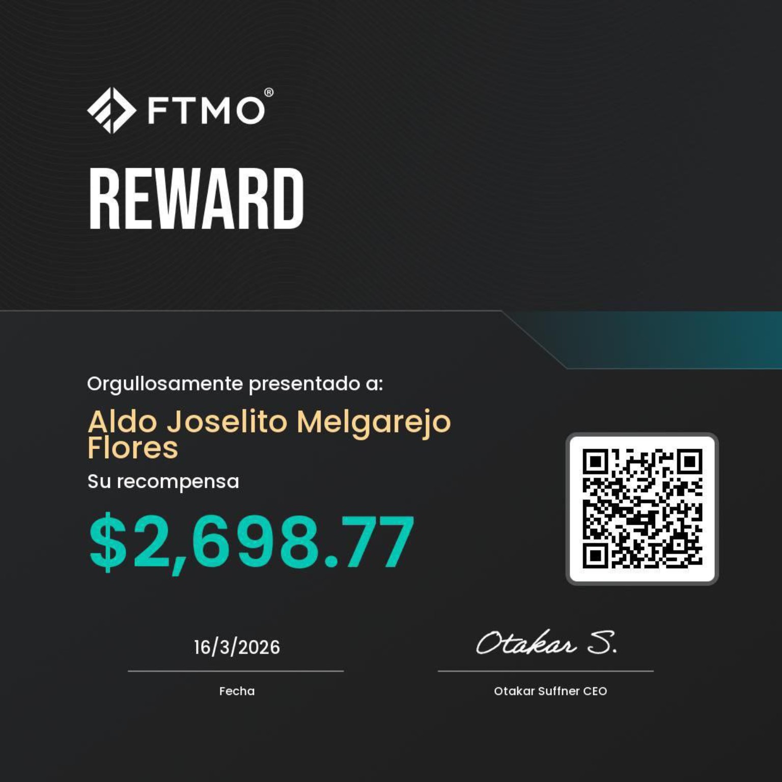 Recompensa FTMO
